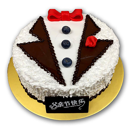tuxedo shirt cake